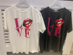 Lips & love T-shirt