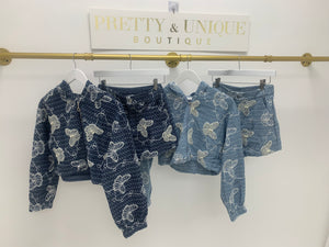 Denim jacket set